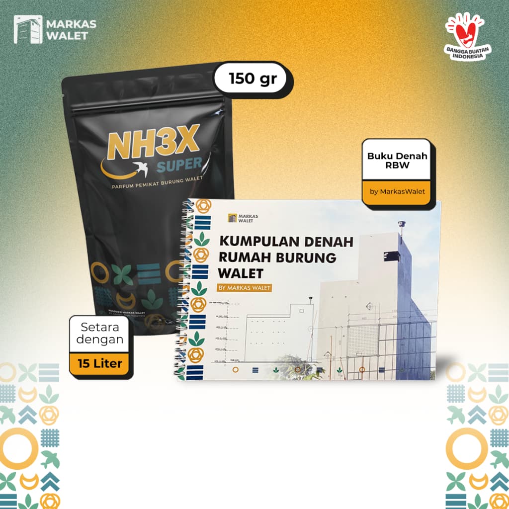 Paket Parfum dan Buku Edukasi Markas Walet