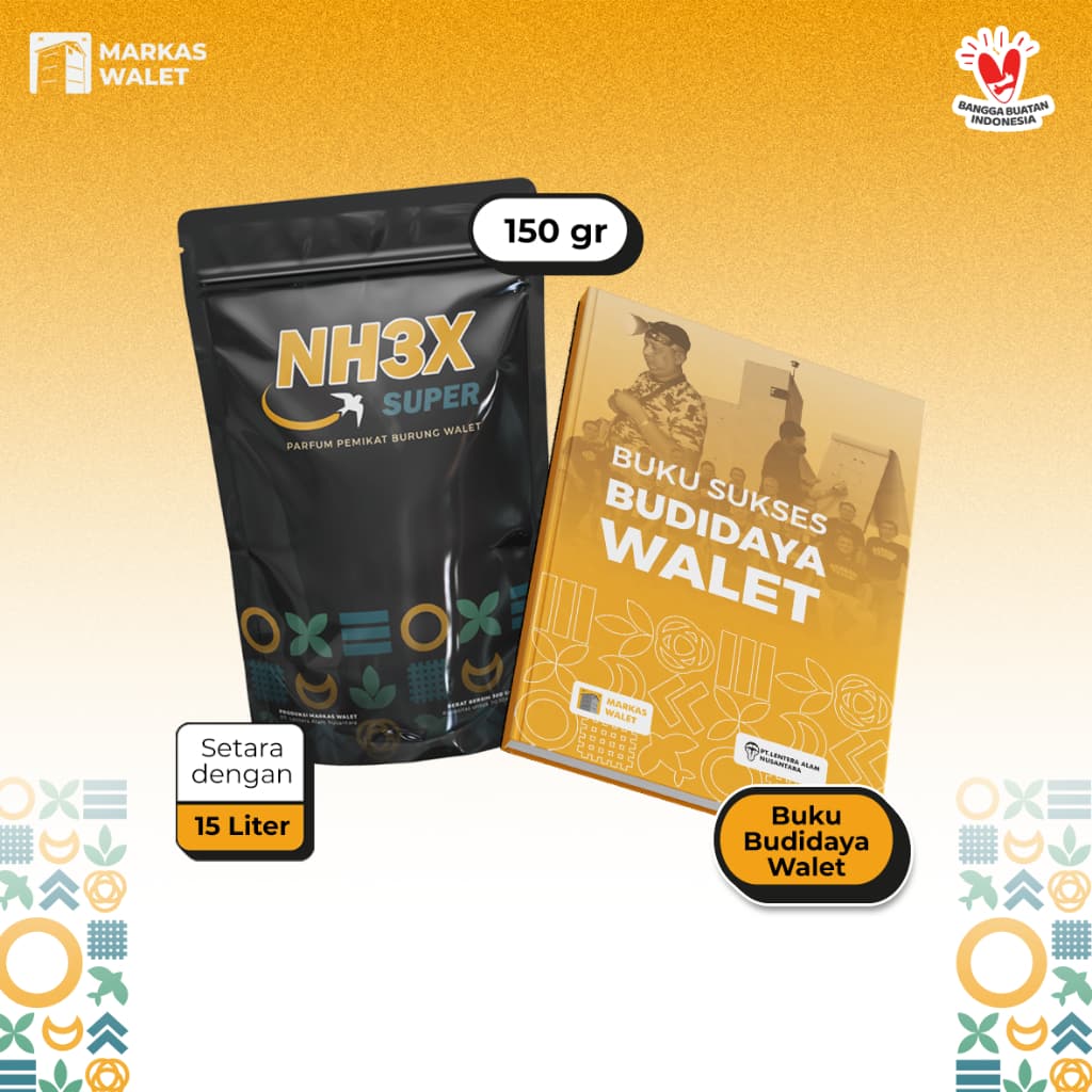 Paket Parfum dan Buku Edukasi Markas Walet