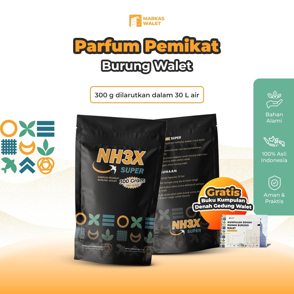 Paket Parfum dan Buku Edukasi Markas Walet