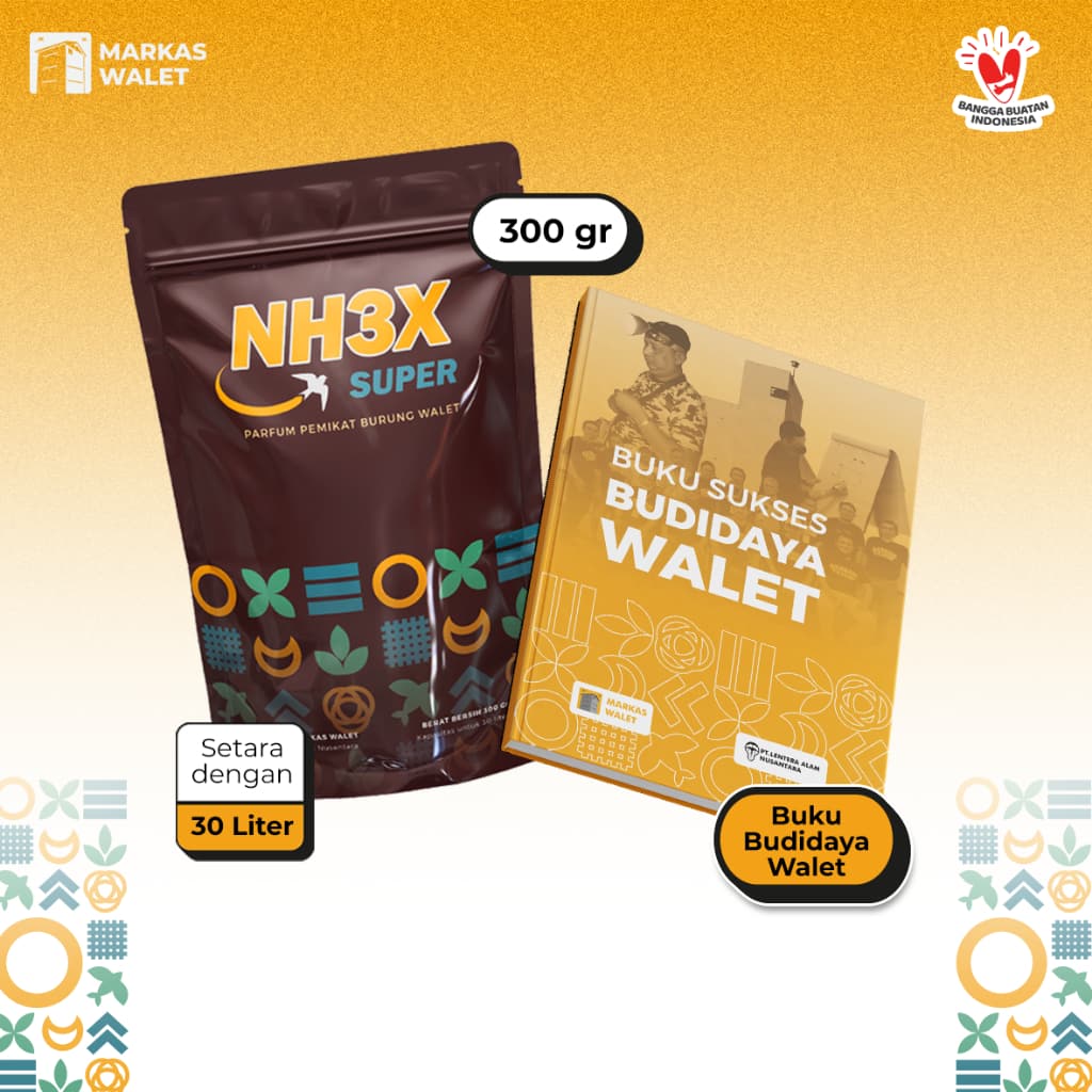 Paket Parfum dan Buku Edukasi Markas Walet